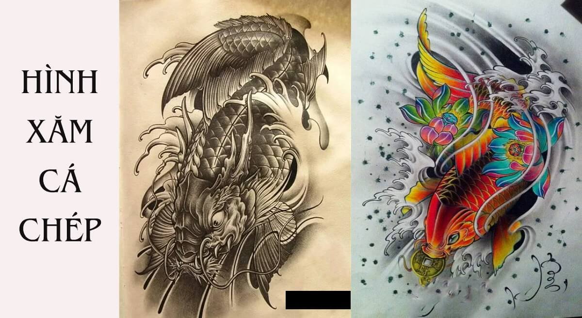 Ý nghĩa hình xăm CÁ CHÉP chi tiết nhất - hitechtattoos.com